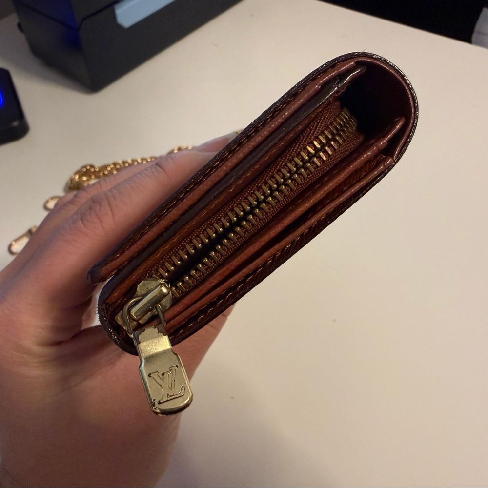 Louis Vuitton Tresor wallet in Monogram free Gold Chain - Picture 10 of 14